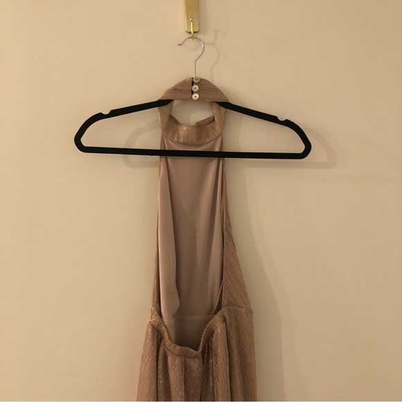 Show Me Your Mumu Magic Mauve Glitter Halter Dress - Picture 4 of 9